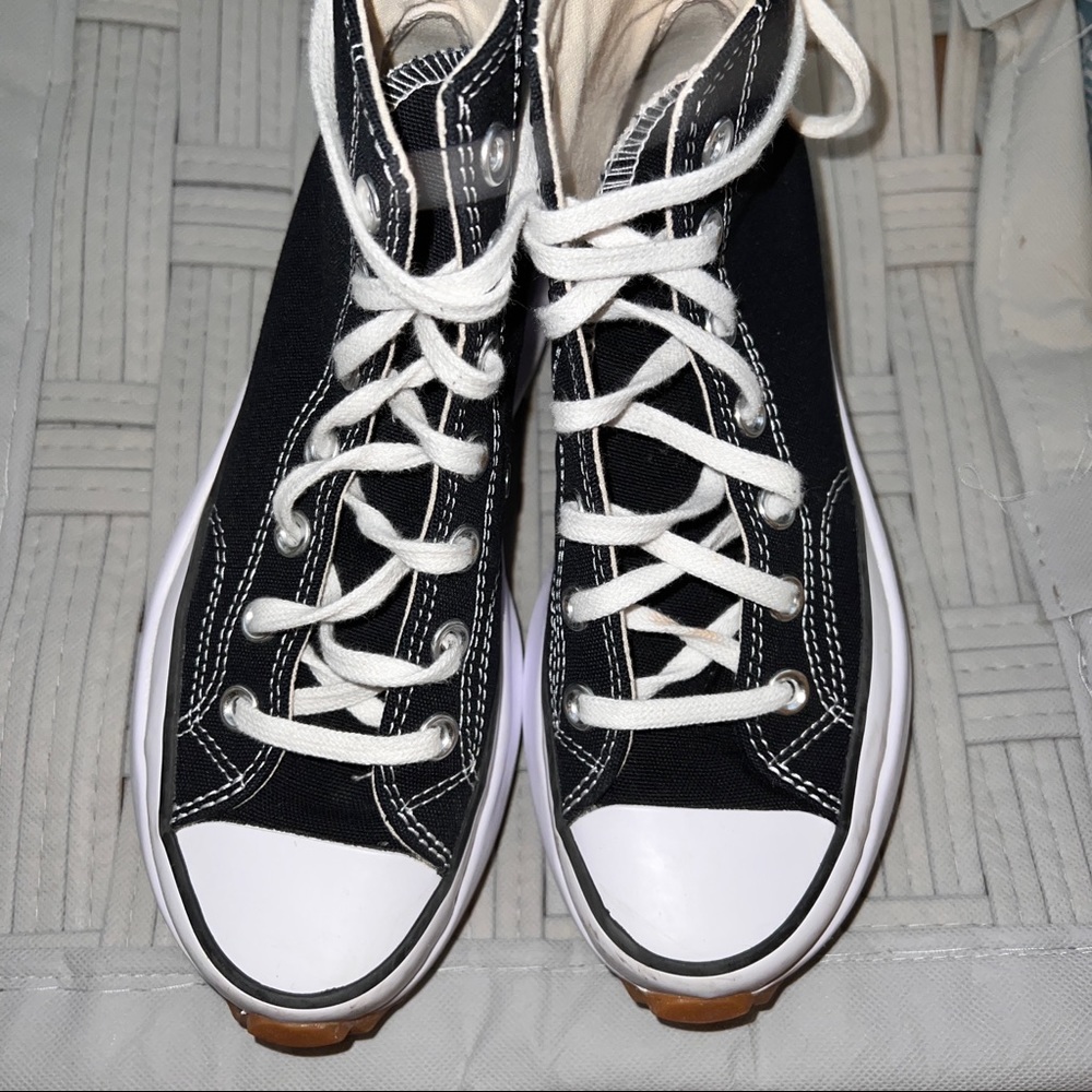 🖤🤍🤎Converse Run Star Hike (Black/White/Gum)
